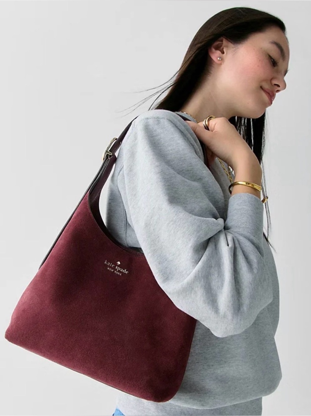 Kate Spade 454 NewYork Shoulder Bag in Merlot